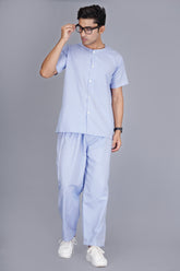 Blue Lining Rc Raymond cotton Patient Set For Men