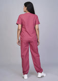 Professional Mauve Medical Scrubs Set
