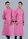O.T Plain Pink Gown for doctors (Pack Of 2)