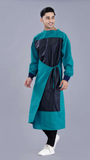 Green Overlapping OT Gown for Doctors