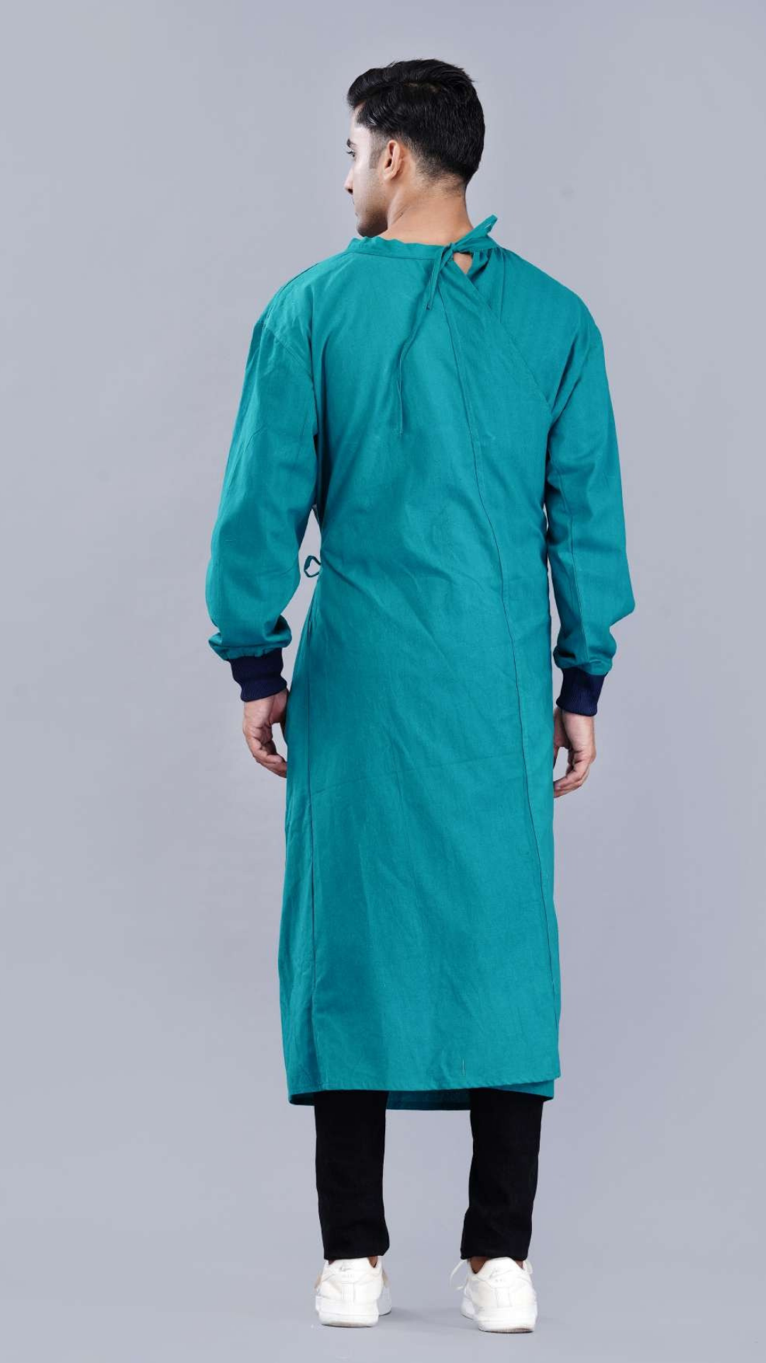 Green Overlapping OT Gown for Doctors