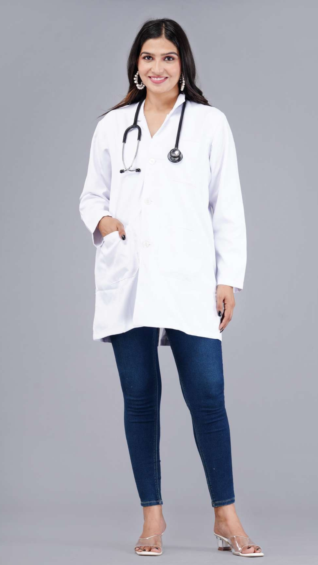 Plain White Lab Doctor Coat