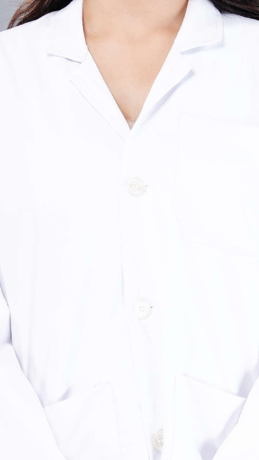 Plain White Lab Doctor Coat