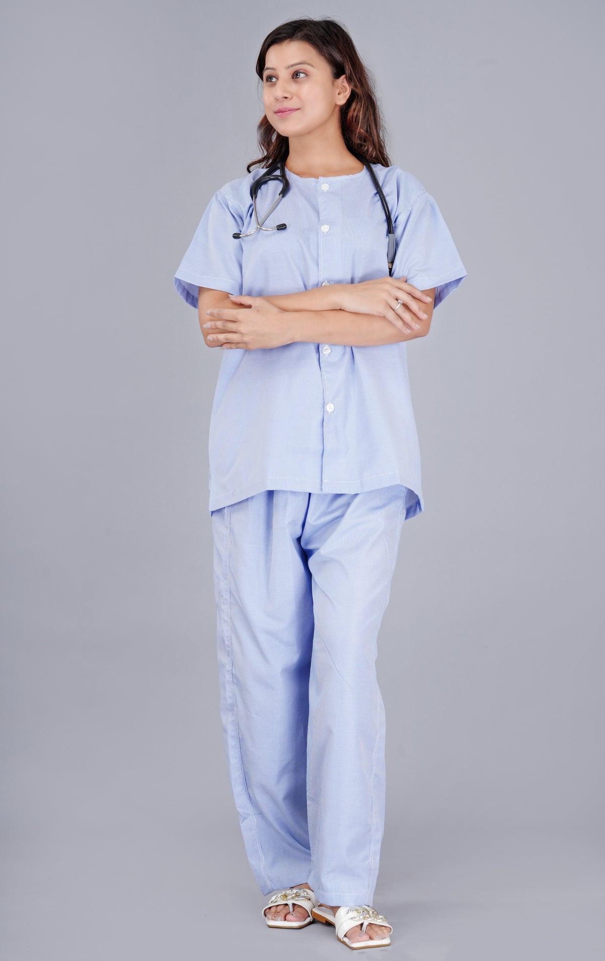 Blue Lining Rc Raymond cotton Patient Set For Women