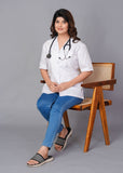 Women's Professional Half Sleeves Lab Coat
