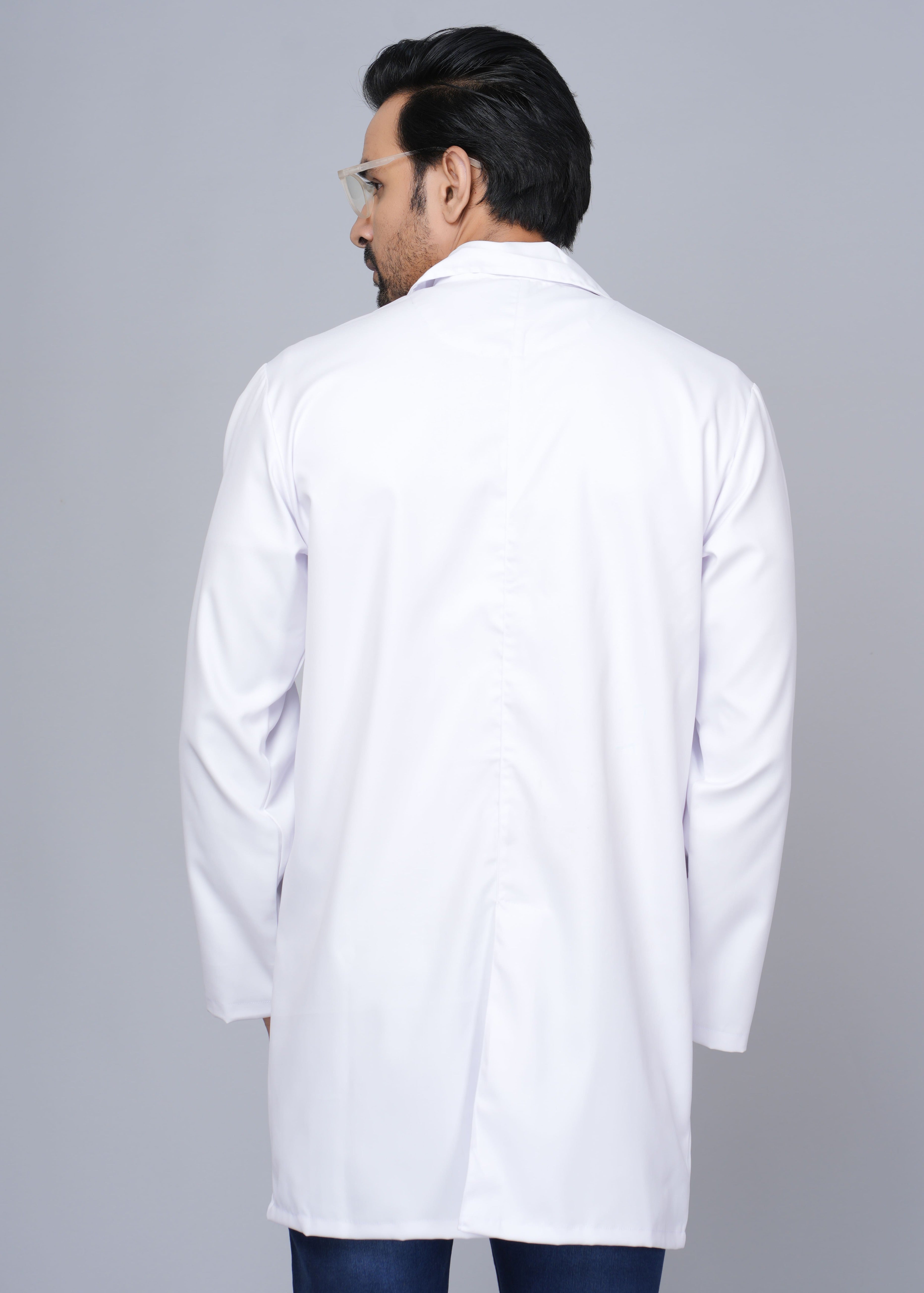 Plain White Lab Coat For Doctor