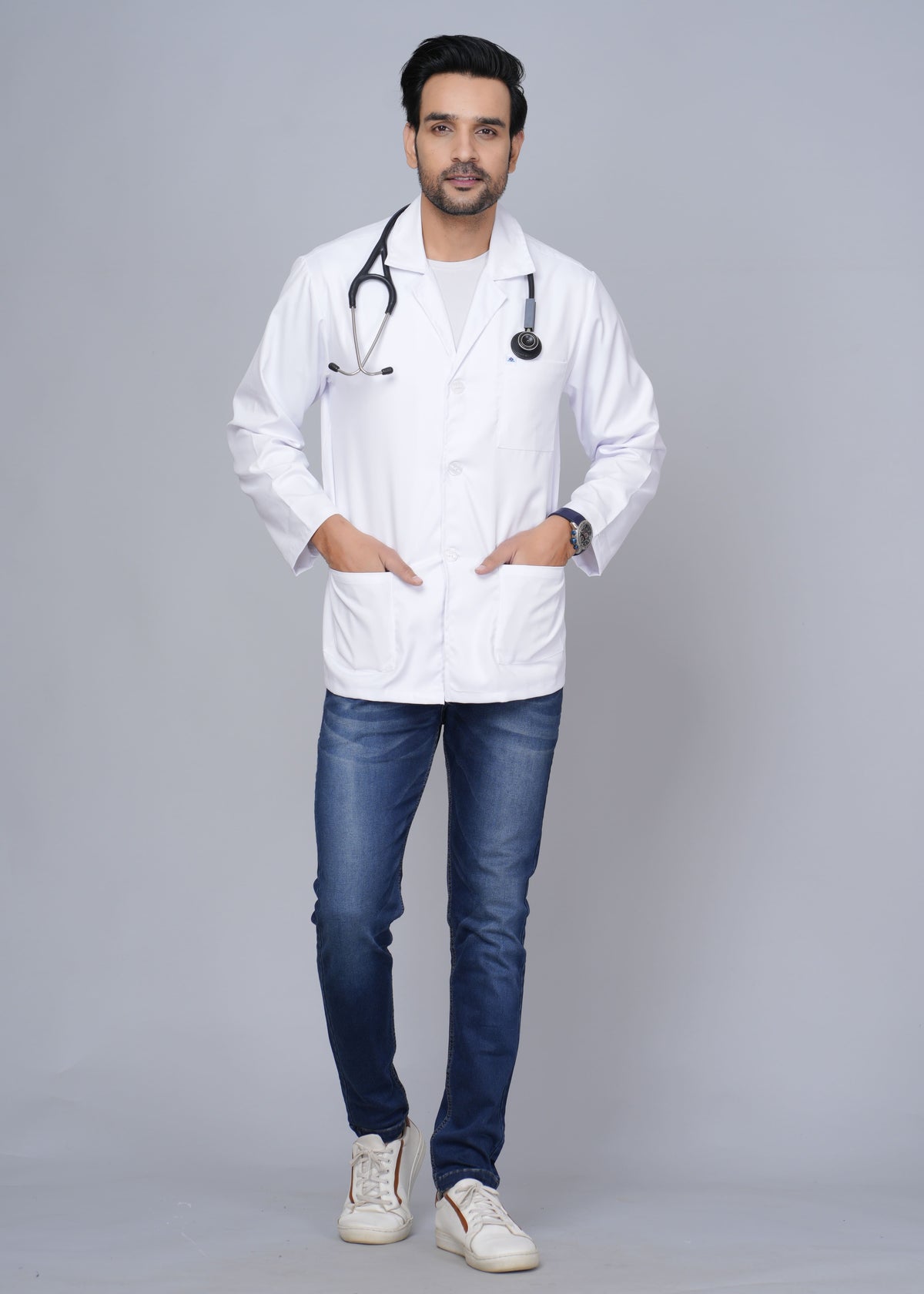 Professional Men's Full Sleeves Lab Coat