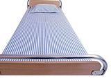 Care Comfort Blue Striped Hospital Bedsheet  60x90